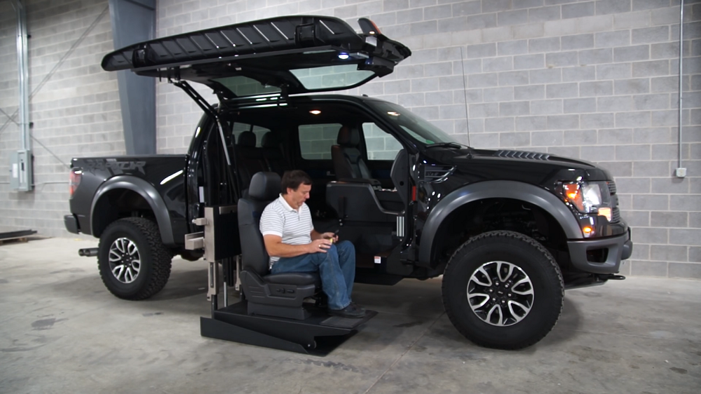 ford-trucks.com Wheelchair Accessible Ford F-150 SVT Raptor