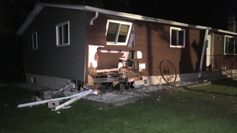 House Hit by Ford Truck