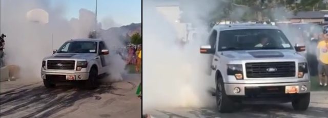 F-150 Tremor Burnout Two Angles