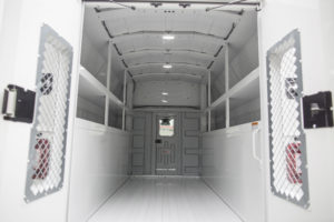 Work Van with Exterior Storage