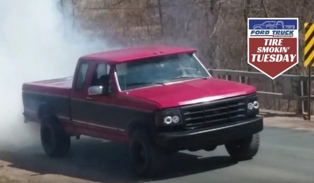 Custom F-150 Celebrates New Paint with a Burnout