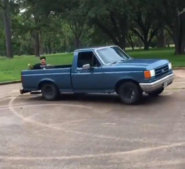 1991 Ford F-150 donuts