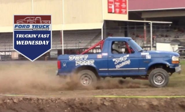 Bronco Blasts Jeep in Tough Truck Race