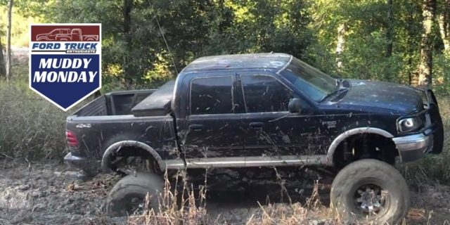 Lightning-swapped F-150 Tears Up a Muddy Trail!