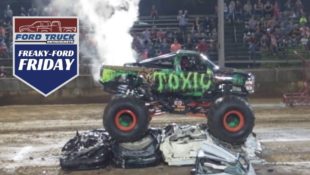 Flying High Again: ‘Toxic’ Ford Monster Truck Takes Flight