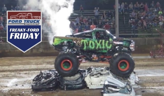 Flying High Again: ‘Toxic’ Ford Monster Truck Takes Flight