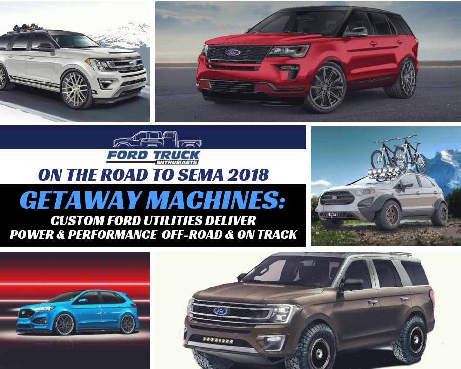 Ford Rolls Out Cool Custom SUVs for SEMA 2018