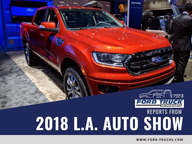2019 Ford Ranger Touches Down at 2018 L.A. Auto Show