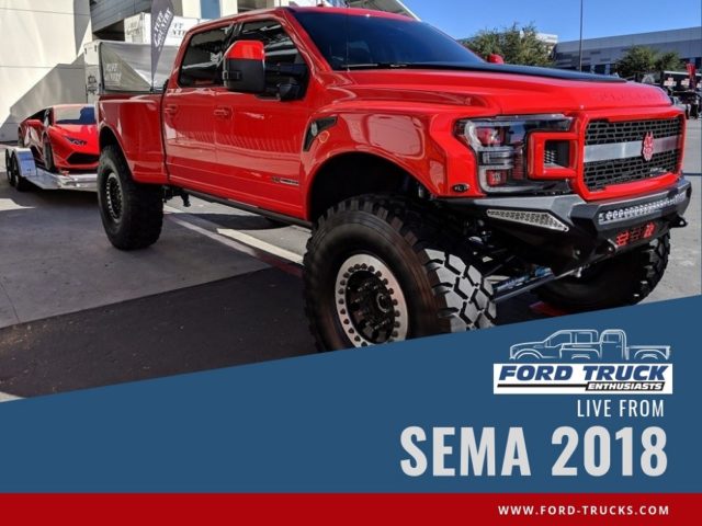 Sinister Ford F-350 Build Makes the Perfect SEMA Exotic Tow Rig