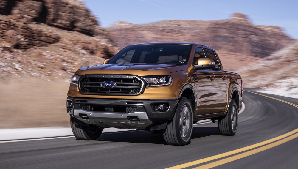 2019 Ford Ranger Rated Country’s Most Fuel-Efficient Midsize Pickup