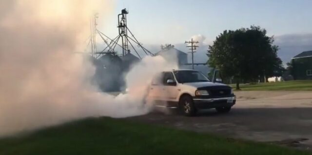 Ford F-150 Burnout End