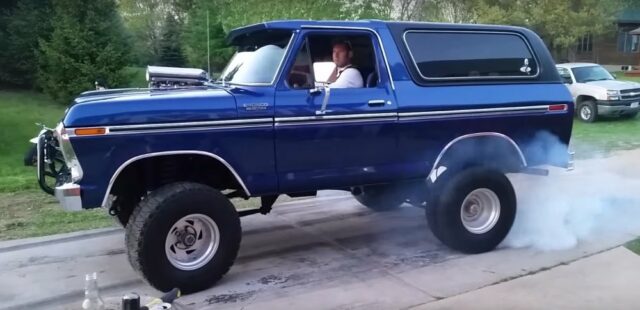 1979 Ford Bronco Burnout Early