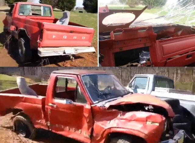 Ford F-150 has Been Violently Crashed, Still Starts and Drives: Freaky Friday