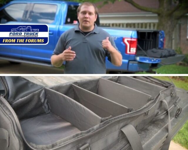 Cab Bag Is a Convenient Ford F-150 Back Seat Storage Option