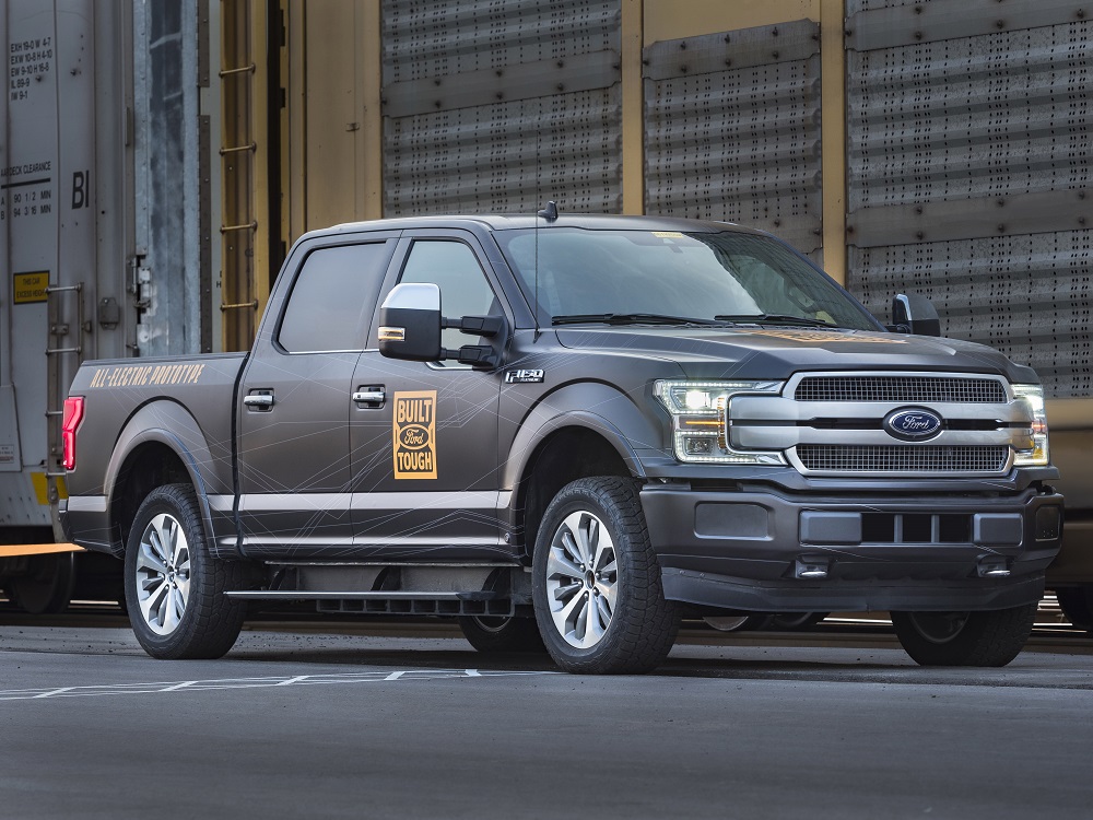 All-electric F-150 Prototype Tows Over 1 Million Pounds!