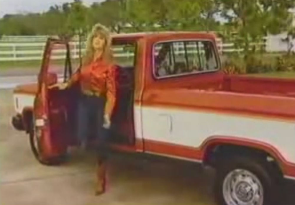 Irlene Mandrell and Ford Ranger Circa 1984
