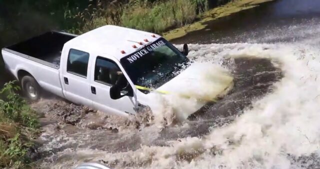 F-350 in Water