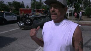 Actor Danny Trejo Helps Rescue Baby from Overturned Ford Explorer