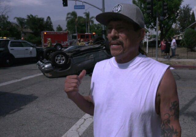 Actor Danny Trejo Helps Rescue Baby from Overturned Ford Explorer