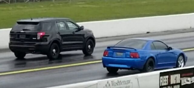 Ford Explorer Inteceptor Versus Mustang GT