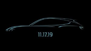 Ford Mustang inspired electric SUV teaser