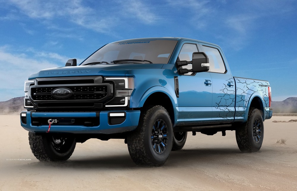 2020 Ford F 250 Super Duty Tremor Black Appearance Package Sema