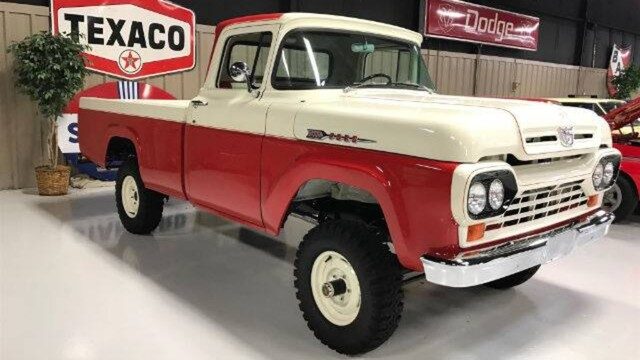 Flawless 1960 F-100 Packs Rare Factory Four-Wheel Drive