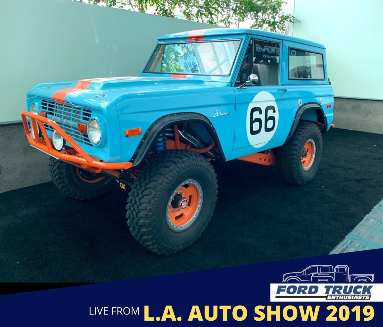 Ford Bronco Dons Legendary Gulf Racing Livery in L.A.