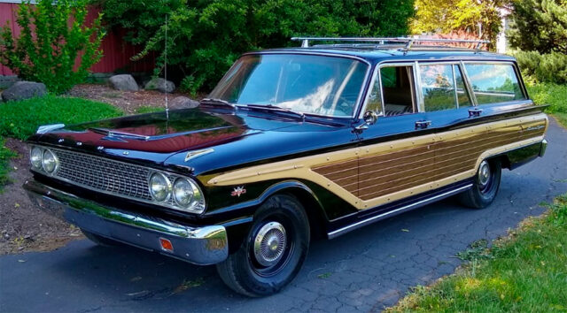 Ford Fairlane Country Squire Wagon 1963 Wood Panel Mecum Auction