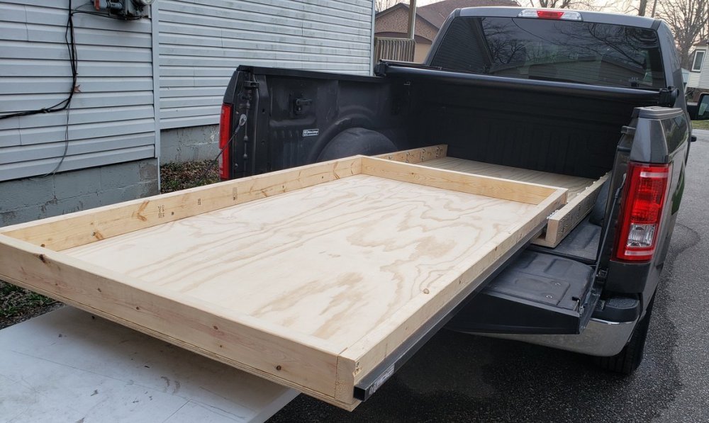 Ford Trucks Member Shares A Simple F 150 Diy Bed Slide - Diy Bed Slide For Truck
