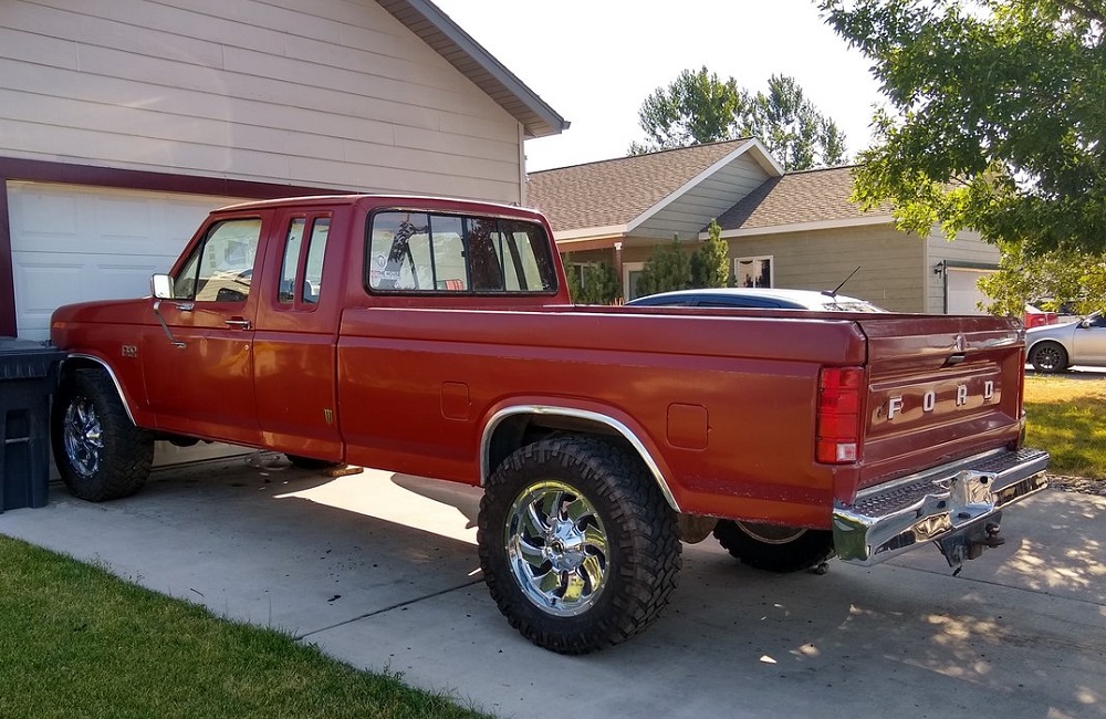 Ford F-150 with homemade turbo