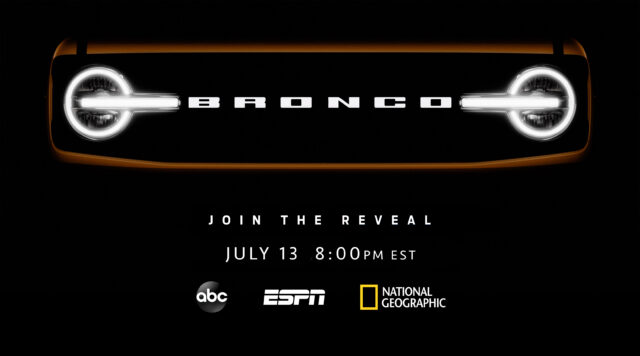 2021 Ford Bronco Reveal 7/13/20