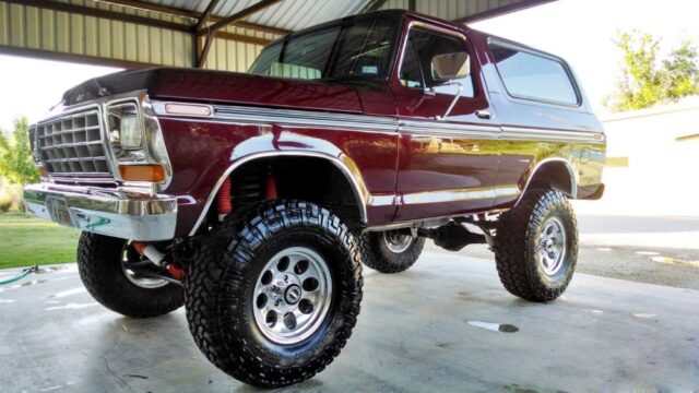 1979 Ford Bronco Candy Apple Red