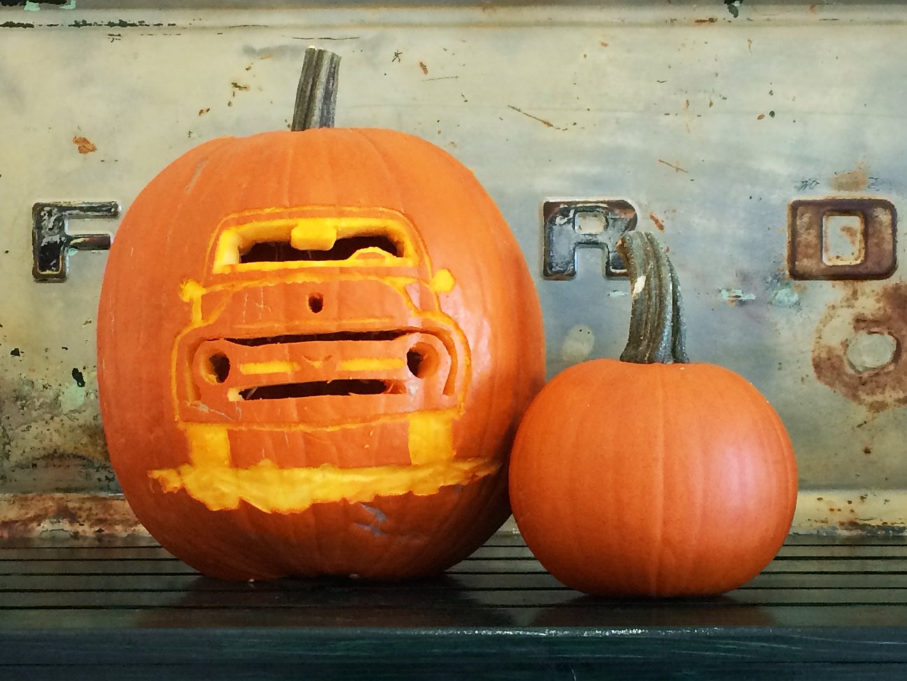 Ford Truck Pumpkin Carving