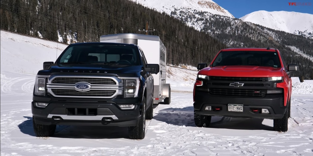TFL Truck Tests Tow Capacities of Ford F-150 PowerBoost & Chevy Silverado
