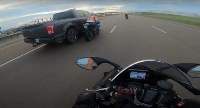Video: Ford F-150 Driver Nearly Kills Motorcyclist