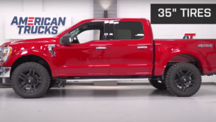 2021 Ford F-150 With Leveling Kit and 35-inch Tires