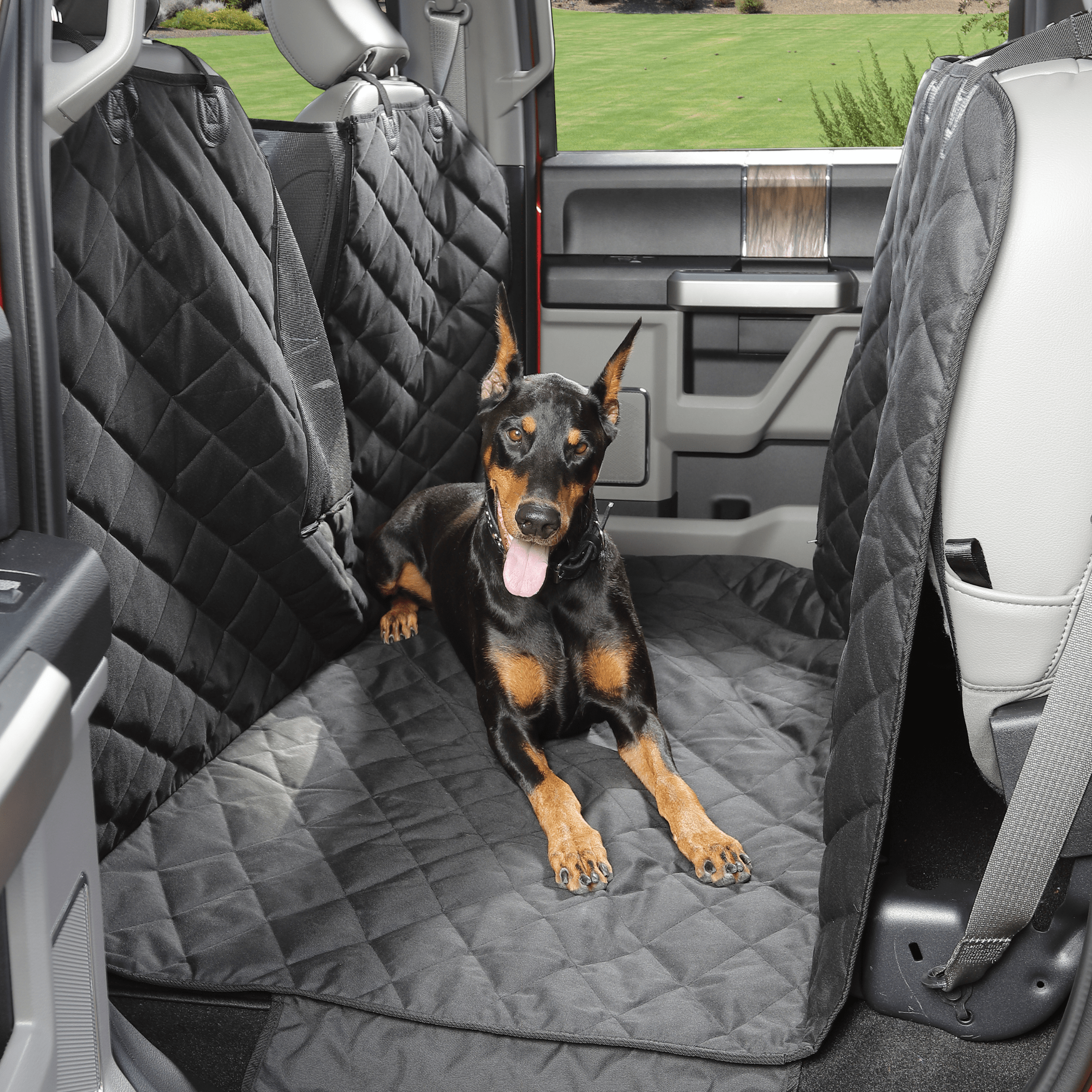 4Knines Cradles Your Pooch with New Floor Hammock for Truck Crew Cab