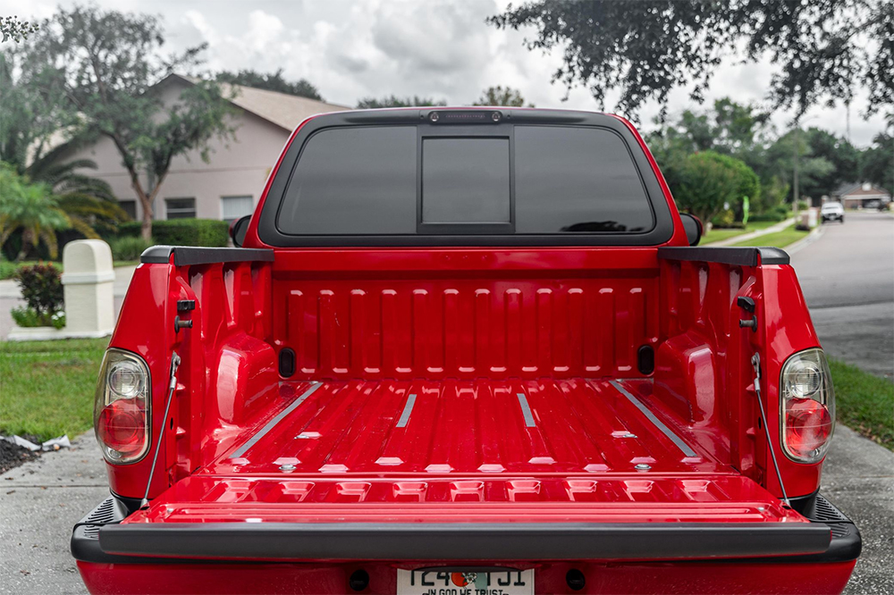 Rear 2001 Ford F-150 Lightning SVT pickup truck