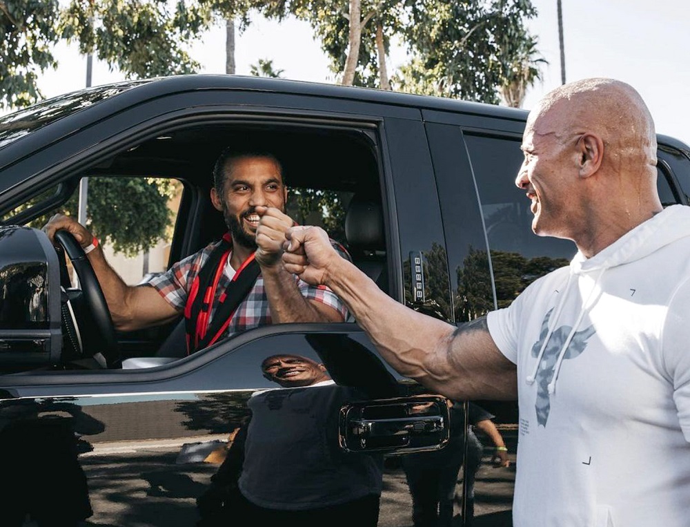 The Rock Oscar Rodriguez F-150 Raptor