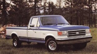 1990 F-150 blue and white