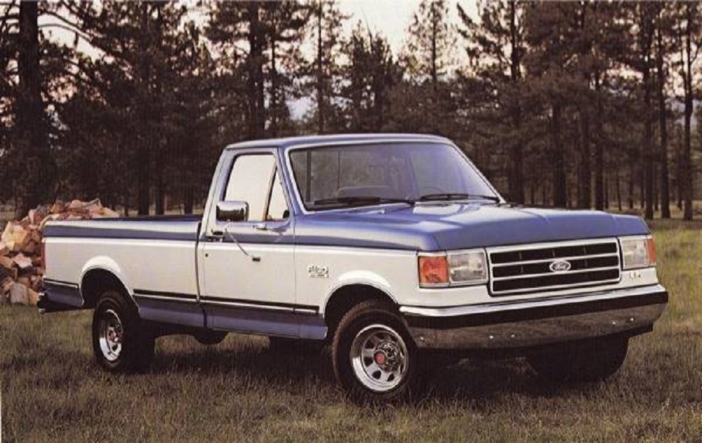 1990 F-150 blue and white