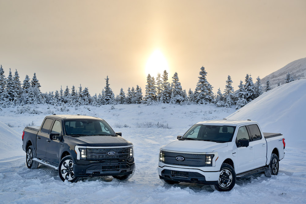 2022 Ford F-150 Lightning Cold Weather Testing