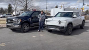 Ford F-150 PowerBoost and Rivian R1T Towing Cost Comparison