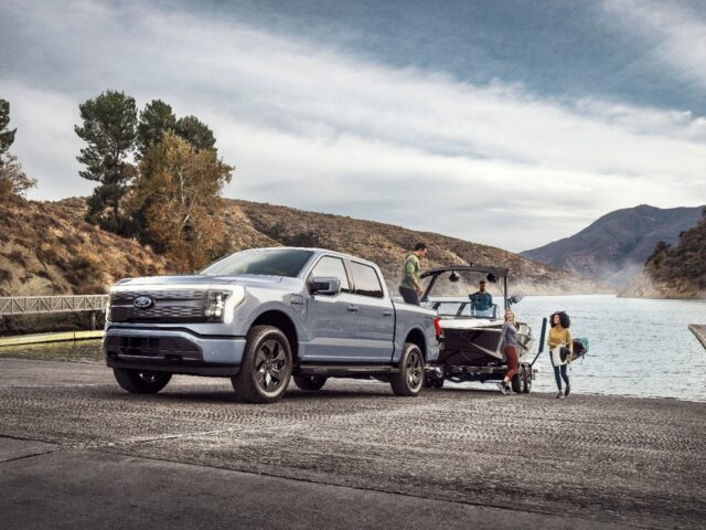 Ford F-150 Lightning Can Apparently Charge Other EVs While Towing Them