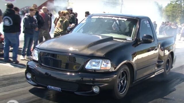 Wicked Second-Gen F-150 SVT Lightning Rockets Down the Strip in 7 Seconds