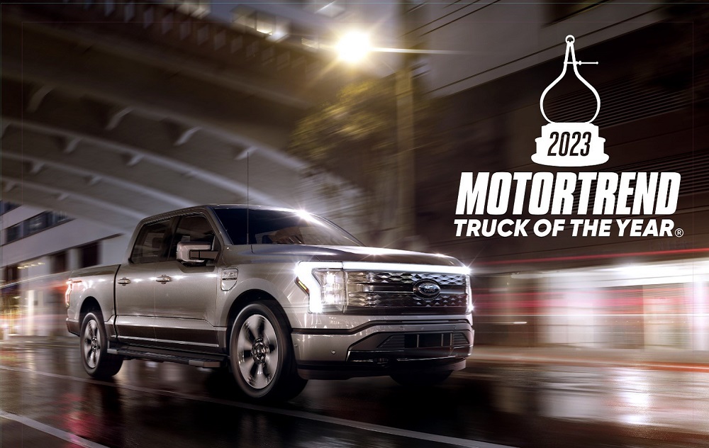 Ford F-150 Lightning Wins 'MotorTrend Truck of the Year' for 2023