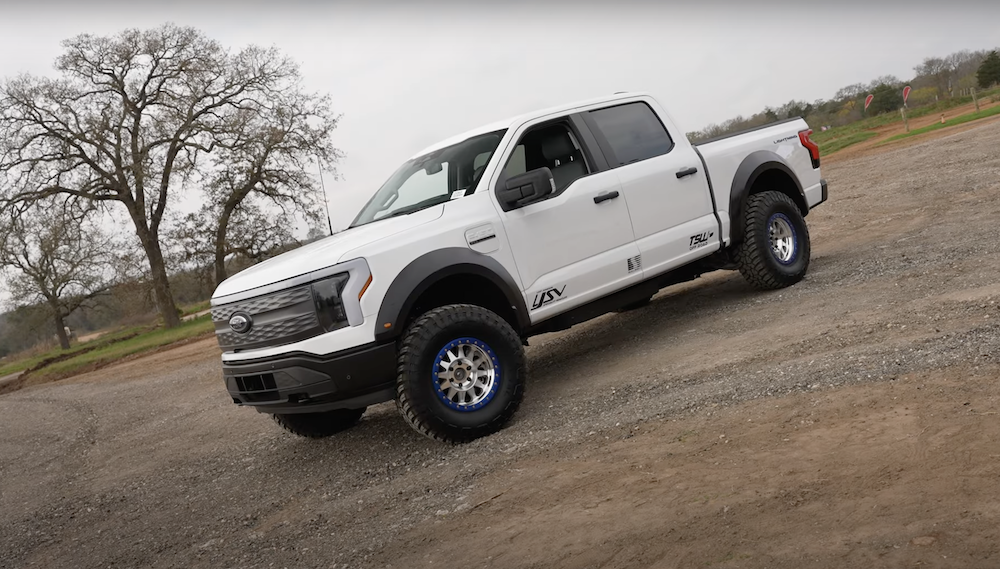 Ford F150 Lightning With Raptor Suspension Swap Looks Like the Future
