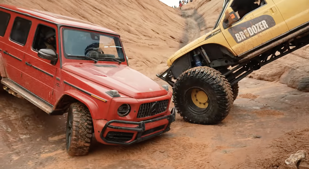 Ford Super Duty BroDozer vs Mercedes-Benz G-Wagon Off-Road In Moab