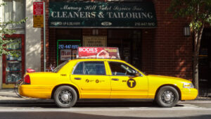 New York City Taxi - Crown Victoria - by Dennis Fraevich